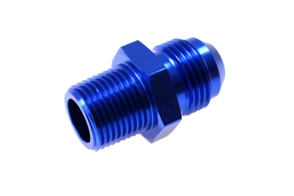 Suora liitin: AN8 uros - 3/8” NPT uros