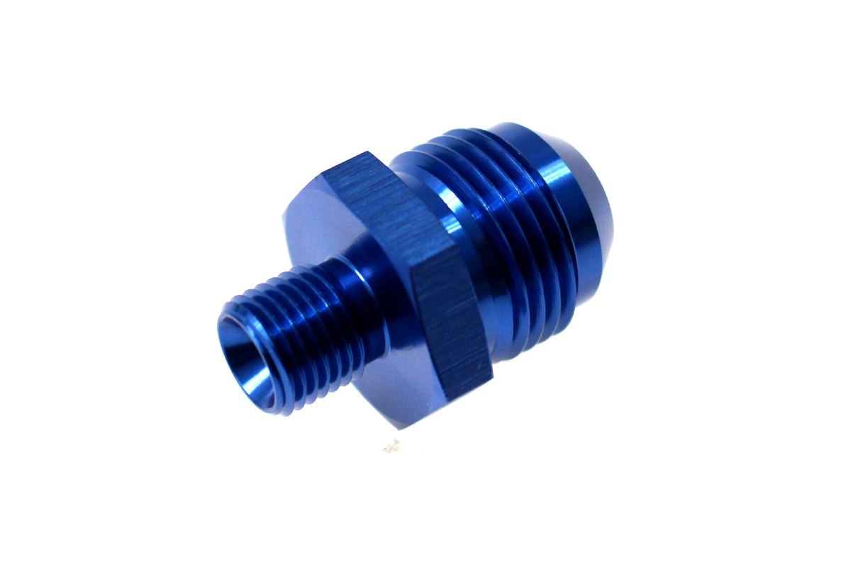 Suora liitin: AN10 uros - M12x1.25 uros