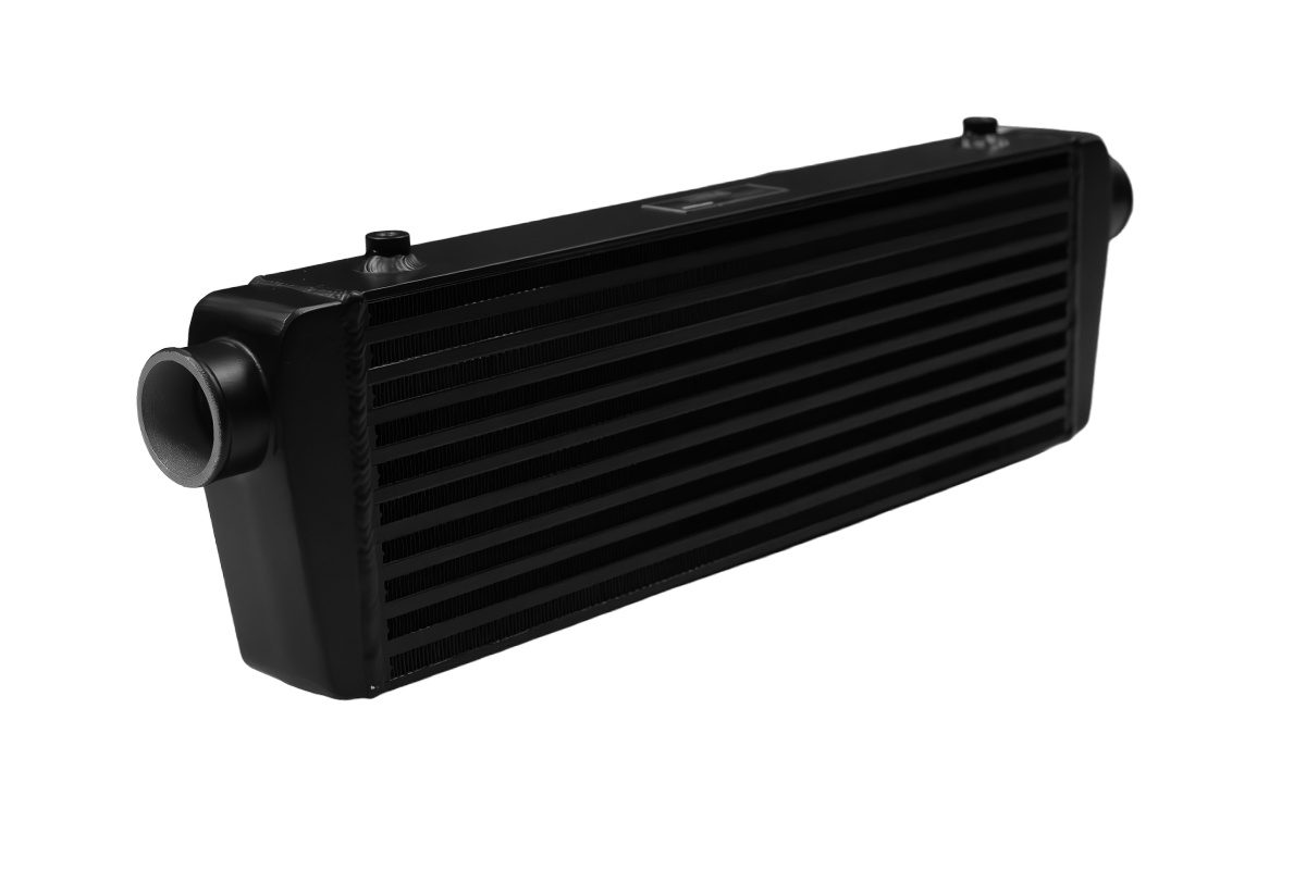 Välijäähdytin 550x180x65, 2,25" Bar & Plate, musta