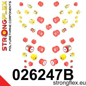 Strongflex Koko alustan uretaanipuslasarja 026247
