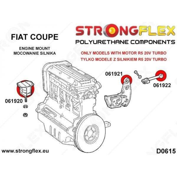 Strongflex Moottorin tuki Fiat Coupe Turbo R5 220PS 061922