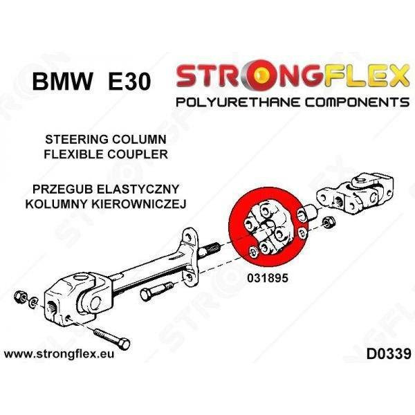 Strongflex Ohjausakselin joustava nivel 031895