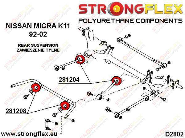Strongflex Takapalkin ulompi kiinnityspusla 281204