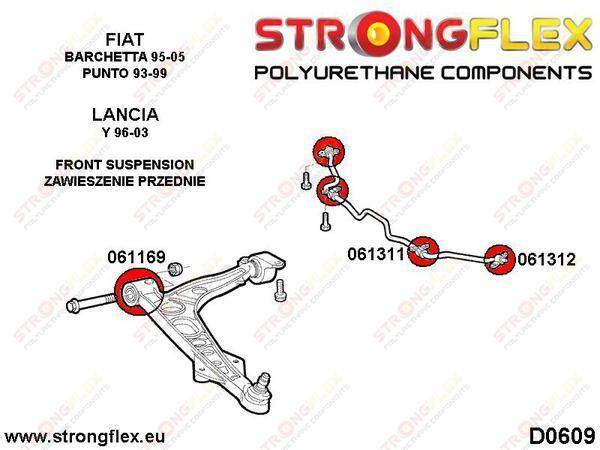 Strongflex Etukallistuksenvakaajan tukitangon pusla 061312