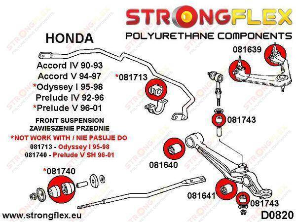 Strongflex Etukallistuksenvakaajan tukitangon pusla 081743
