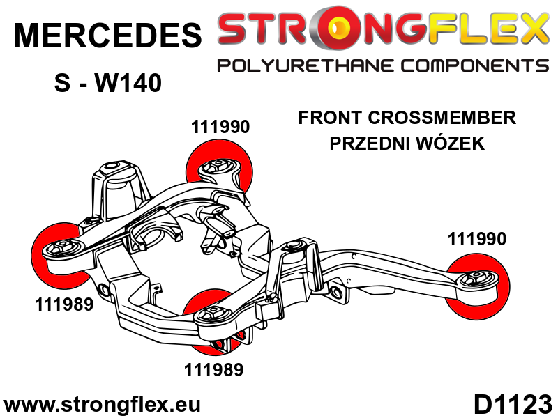 Strongflex Etupoikkipalkin takapusla 111990