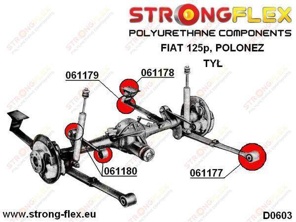 Strongflex Takajousituksen jousen sakkelin pusla 061178