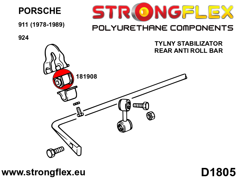 Strongflex Takakallistuksenvakaajan pusla 181908