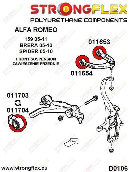 Strongflex Etualatukivarren takapusla 46mm 011703