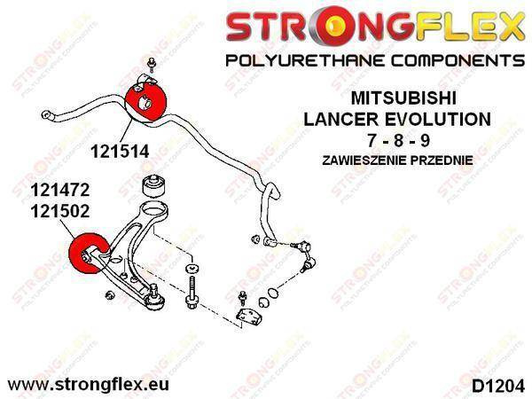 Strongflex Etutukivarren etupusla 14mm 121472
