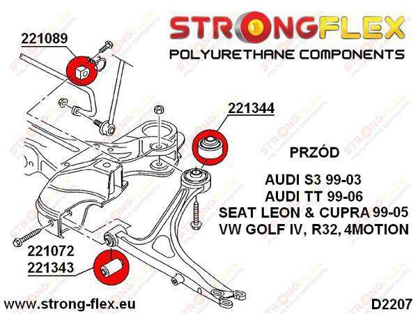 Strongflex Etutukivarren etupusla 30mm 221072
