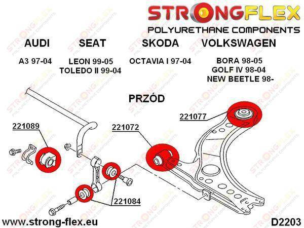 Strongflex Etutukivarren takapusla 13mm 221077