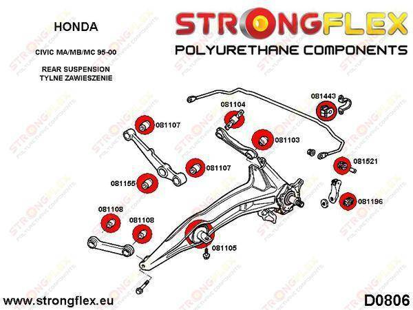 Strongflex Tukivarren ulkopusla (napa) ja sisäpusla 35mm 081107
