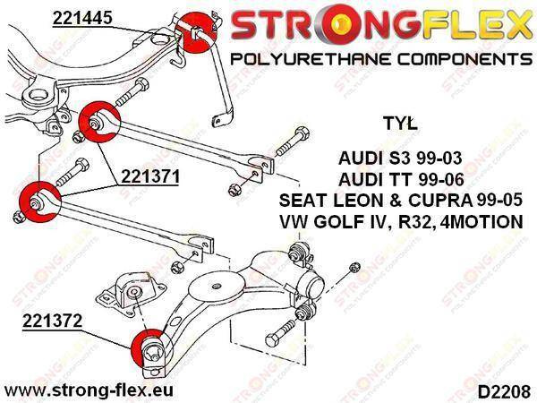 Strongflex Taka-alatukivarren etukiinnityksen pusla 221372